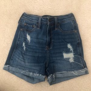 Hollister ultra high rise shorts